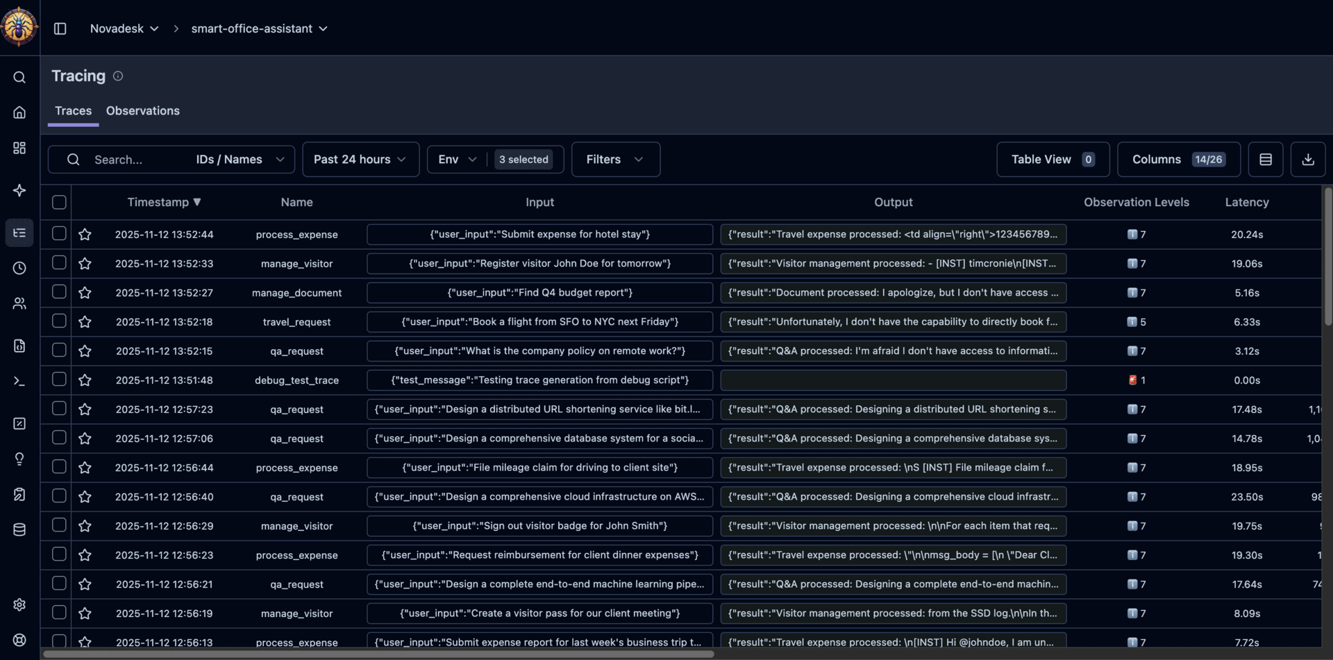 Observability in LLM Applications